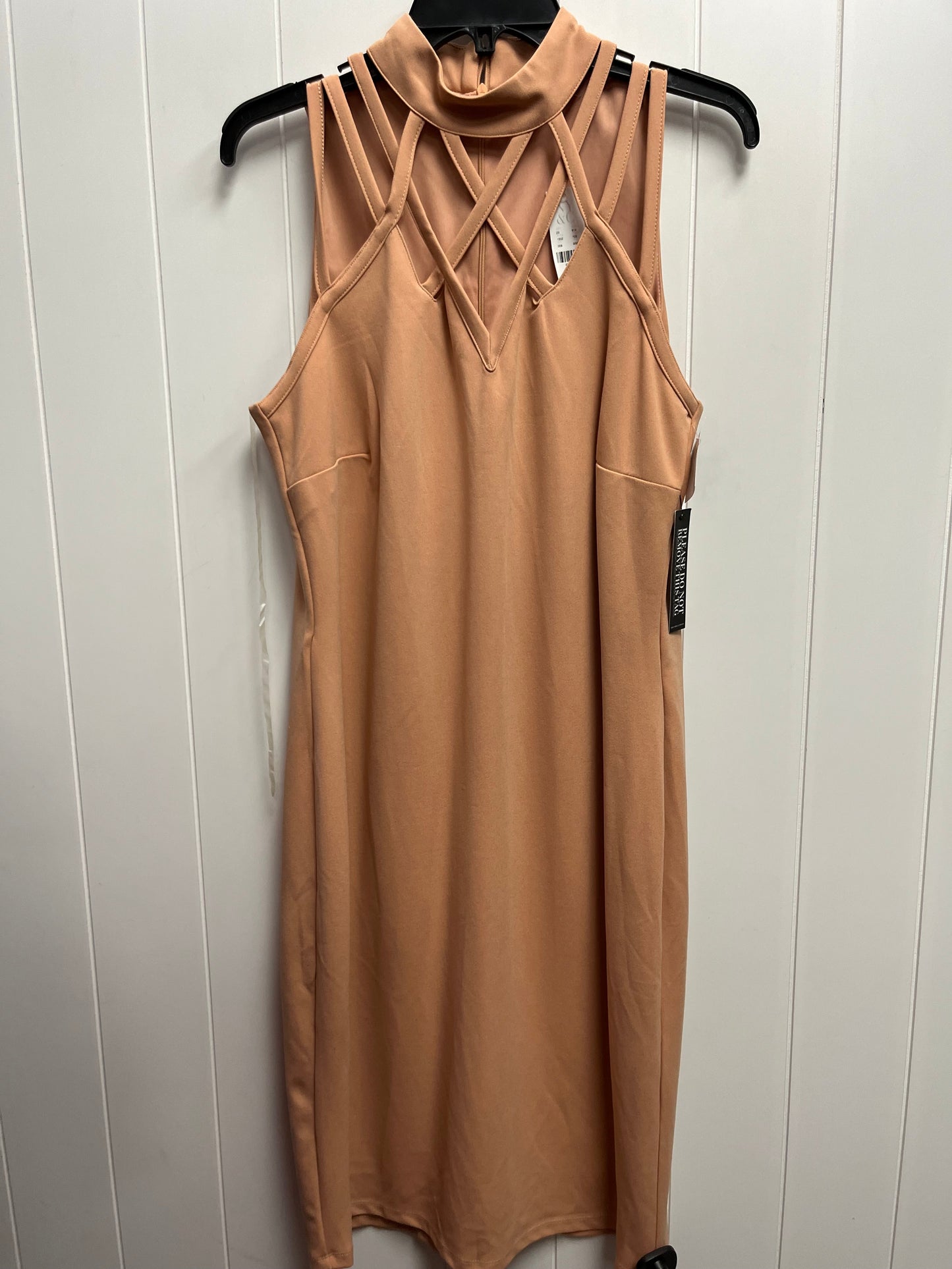 Peach Dress Work New York And Co, Size L