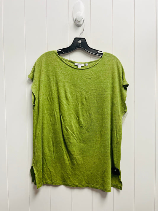 Green Top Short Sleeve Chicos, Size M