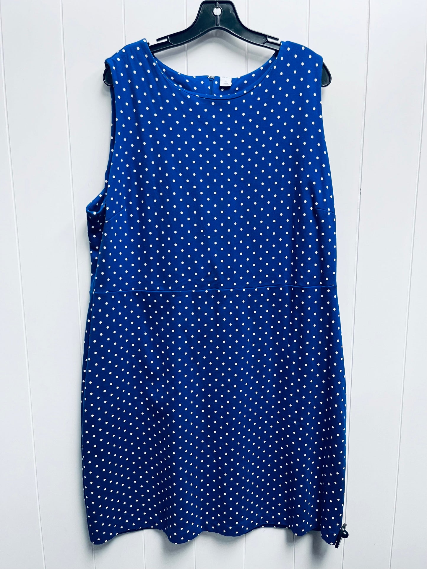 Blue & White Dress Casual Short Old Navy, Size Xxl