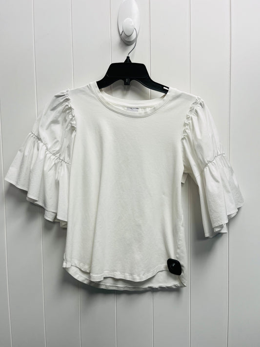 White Top Short Sleeve Chicos, Size Xs