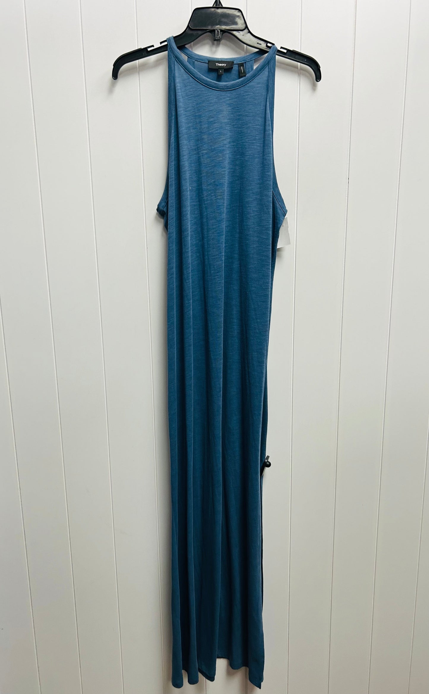 Blue Dress Casual Maxi Theory, Size L