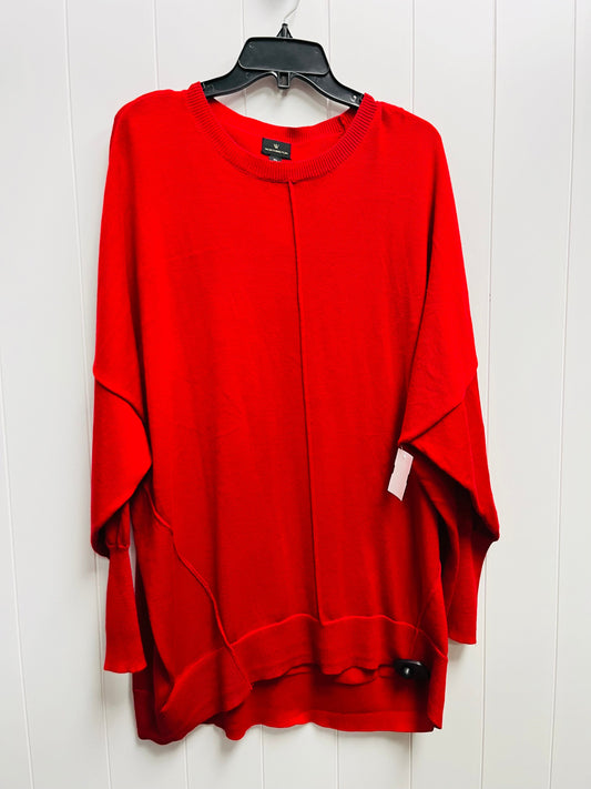 Sweater By Worthington In Red, Size: Xl