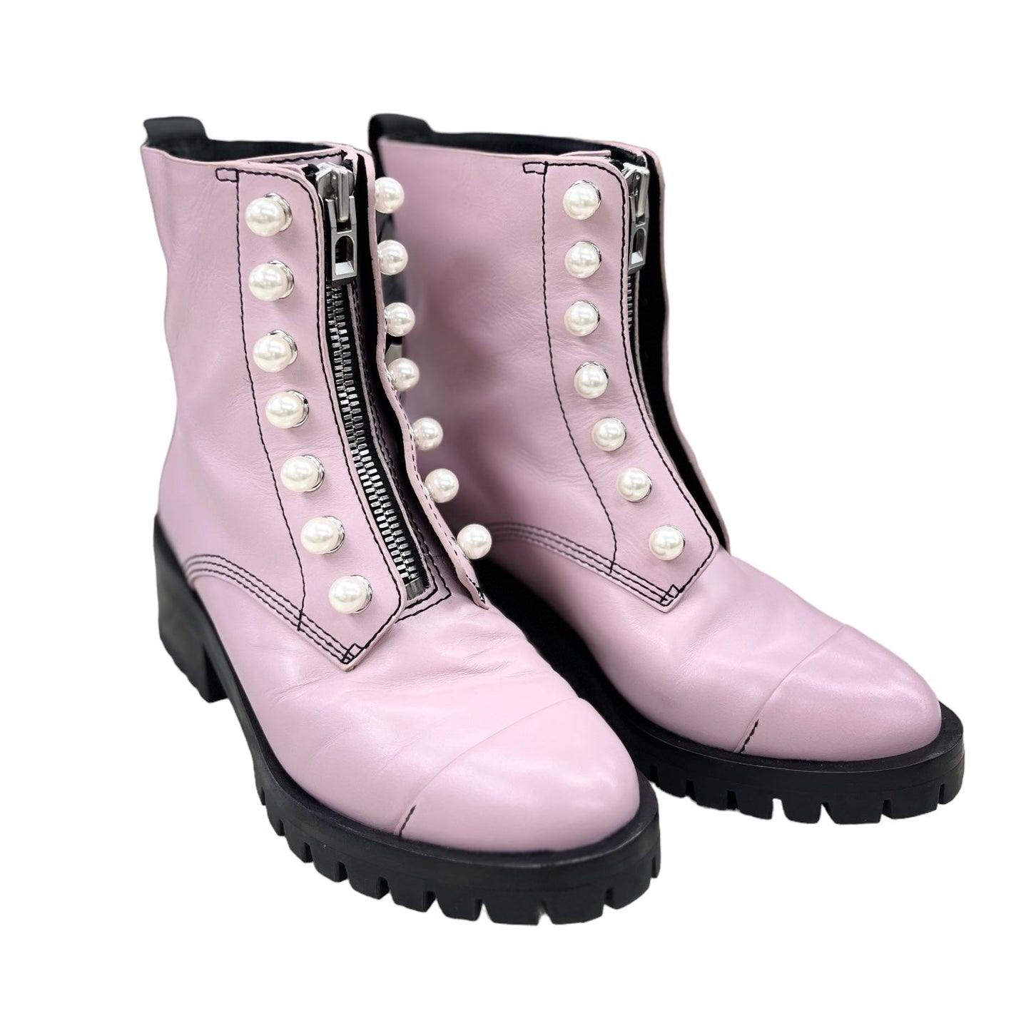 Boots Combat By phillip lim In Pink, Size: 7