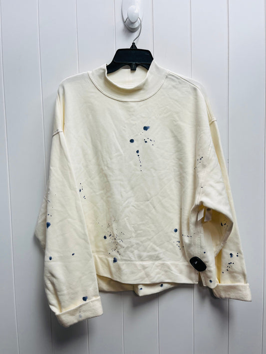 Sweatshirt Crewneck By Old Navy In Blue & Cream, Size: L