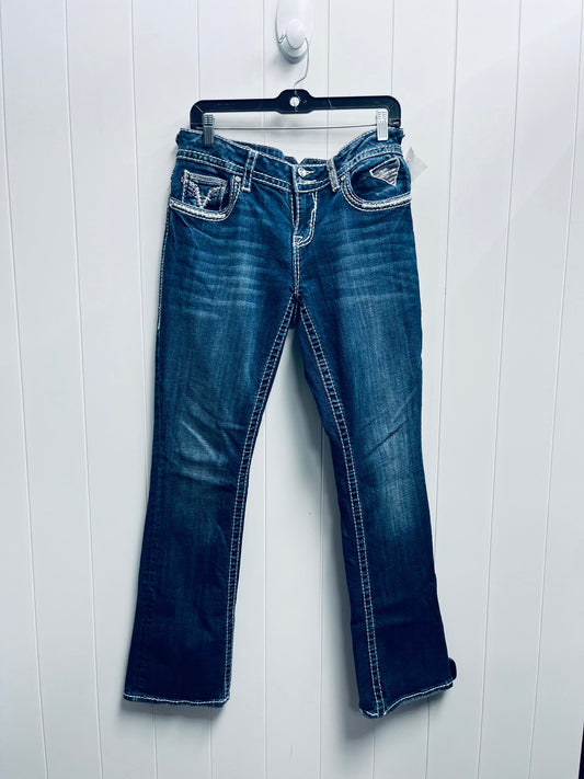 JEANS STRAIGHT VIGOSS in BLUE DENIM, Size: 12