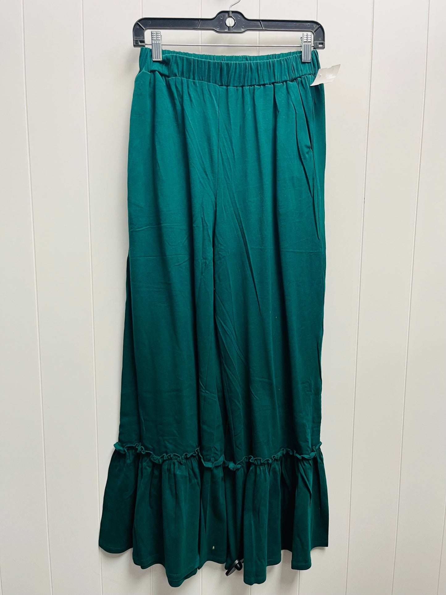 Pants Wide Leg By Sugar Lips In Green, Size: S