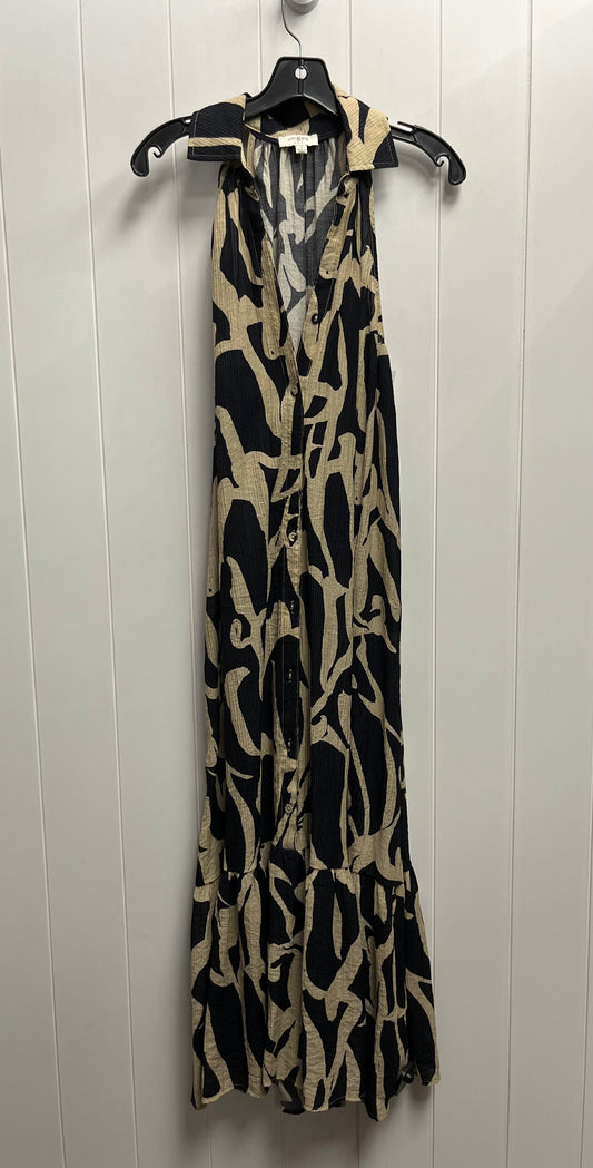 Dress Casual Maxi By Umgee In Black & Cream, Size: M