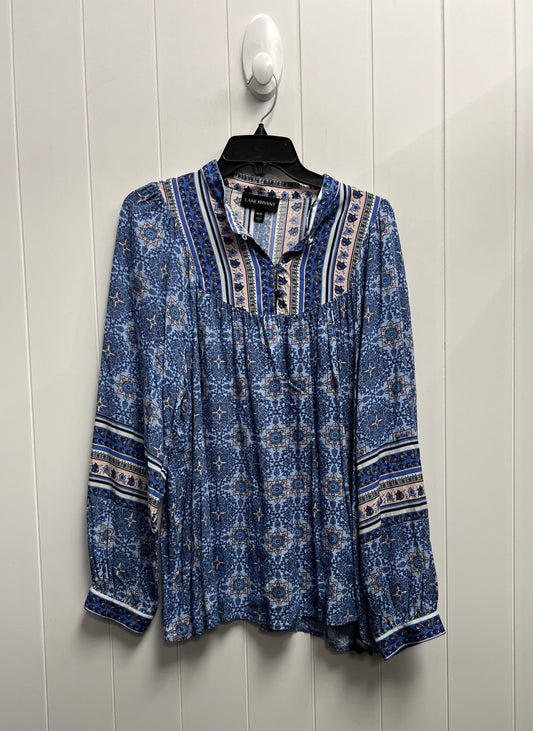 Top Long Sleeve By Lane Bryant In Blue, Size: 20