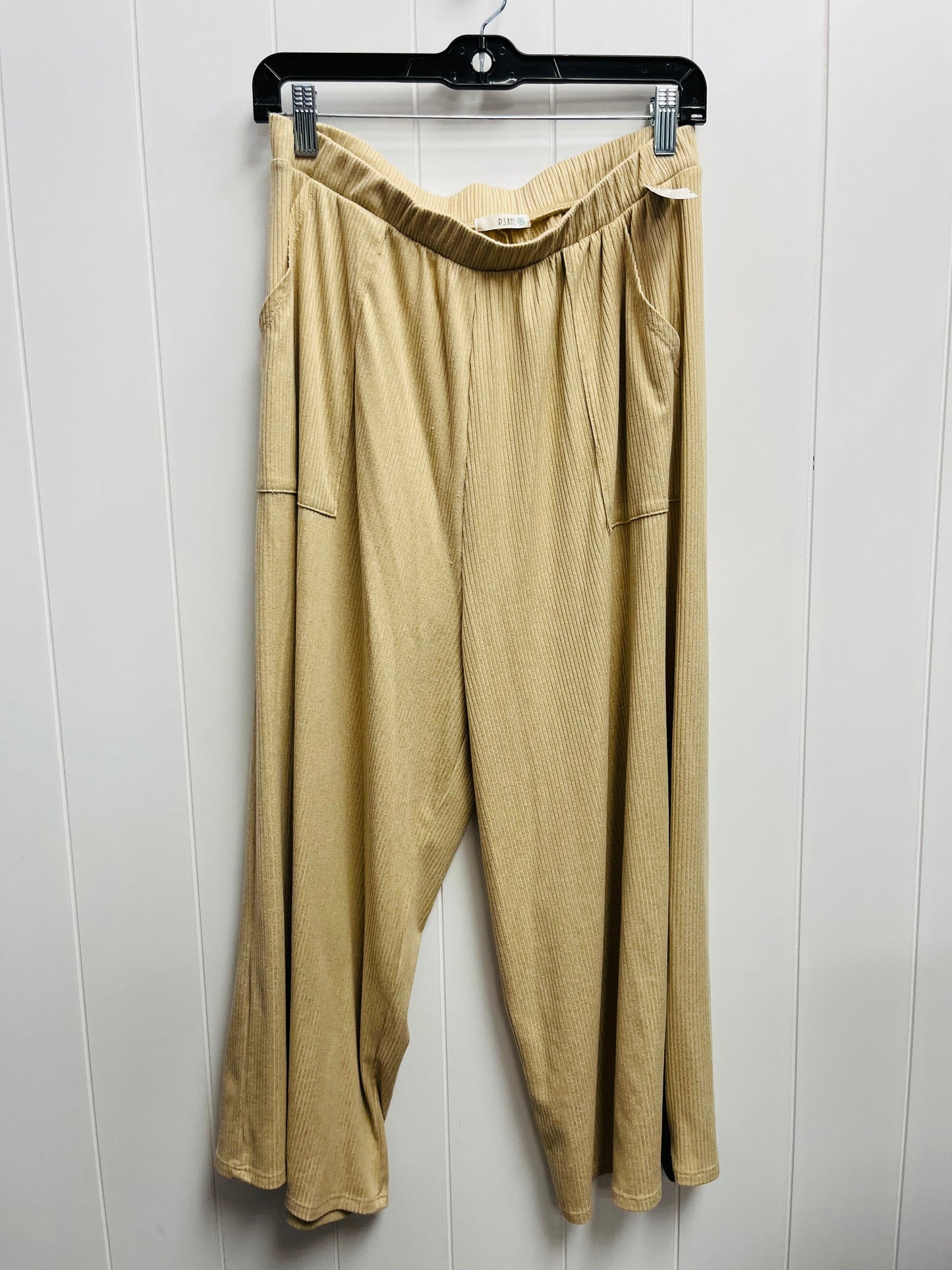 Pants Set 2pc By p.s. kate In Tan, Size: 1x