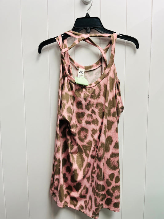 Top Sleeveless By Sew In Love In Pink & Tan, Size: 3x