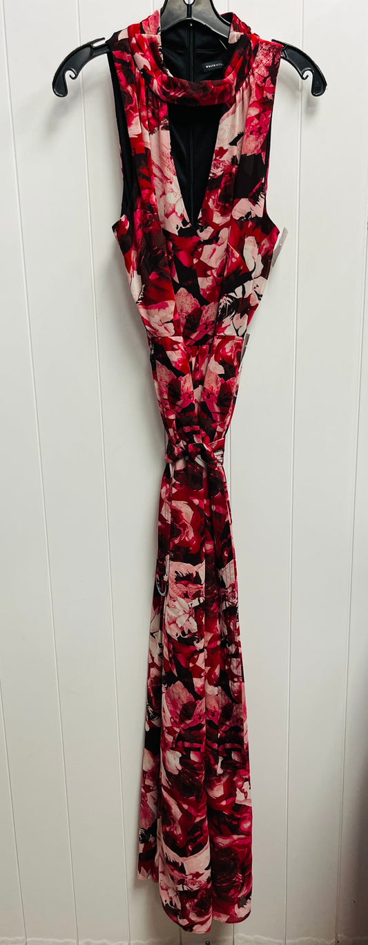 Jumpsuit By White House Black Market In Black & Red, Size: 8