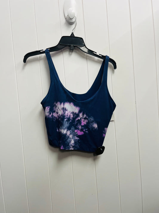 Athletic Bra By Lulu Townsend In Blue & Pink, Size: M