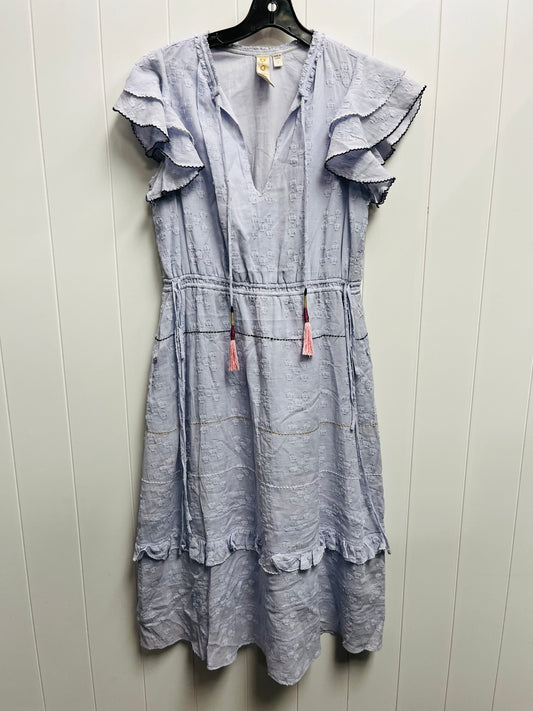 Dress Casual Midi By Anthropologie In Blue, Size: S