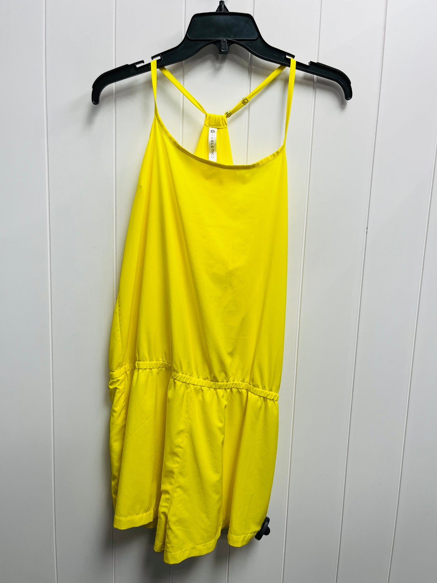 Romper By Fabletics In Yellow, Size: M