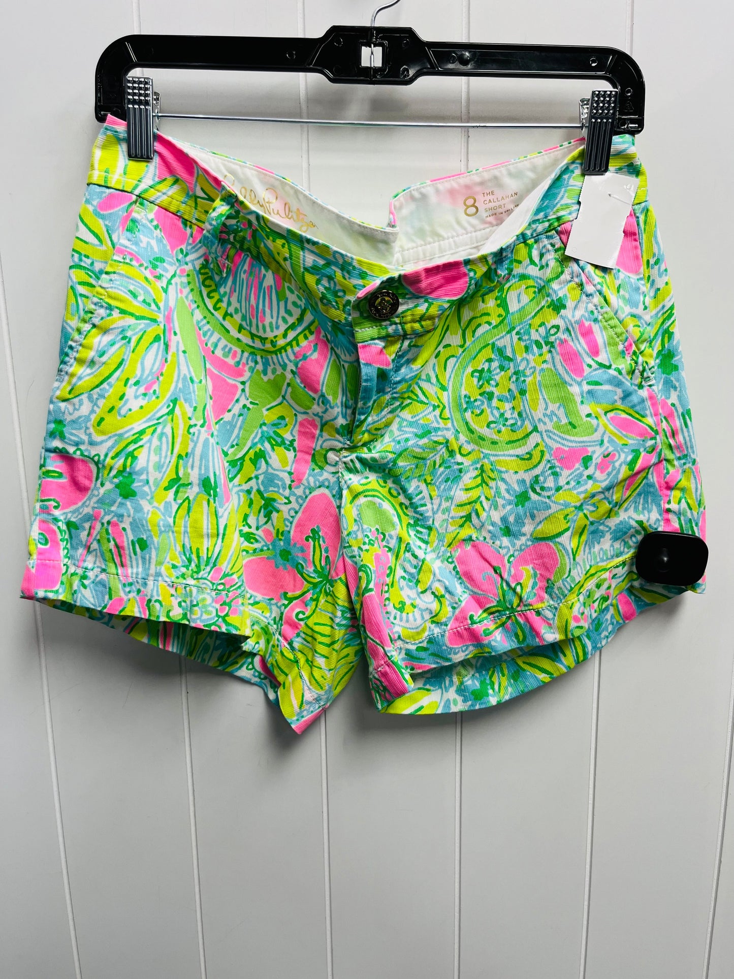 Shorts Designer By Lilly Pulitzer In Blue & Green, Size: 8