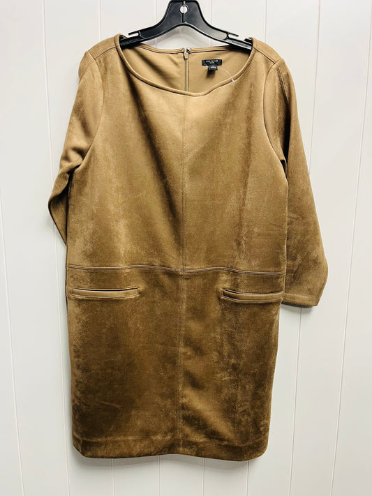 Dress Work By Ann Taylor In Tan, Size: 12p