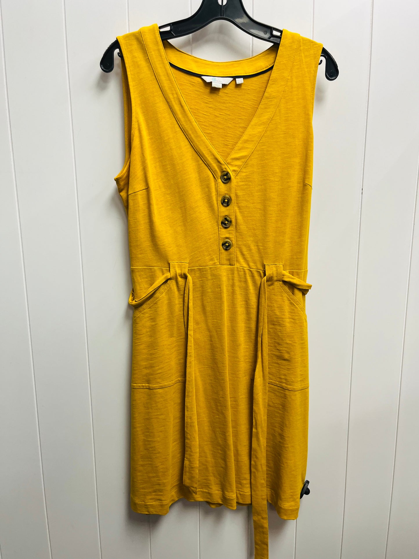 Dress Casual Short By Boden In Yellow, Size: 8