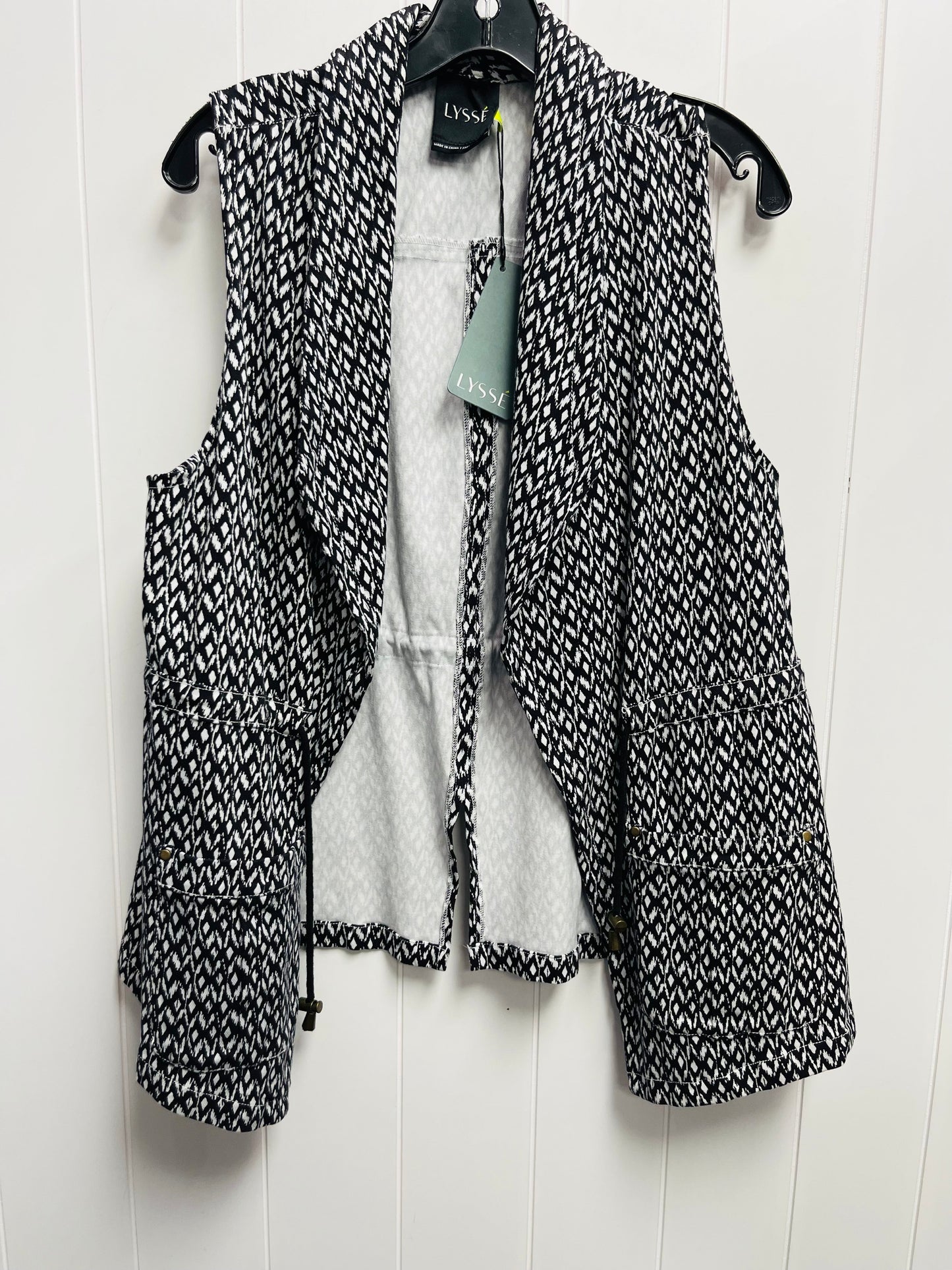 Vest Other By Lysse In Black & White, Size: Xl