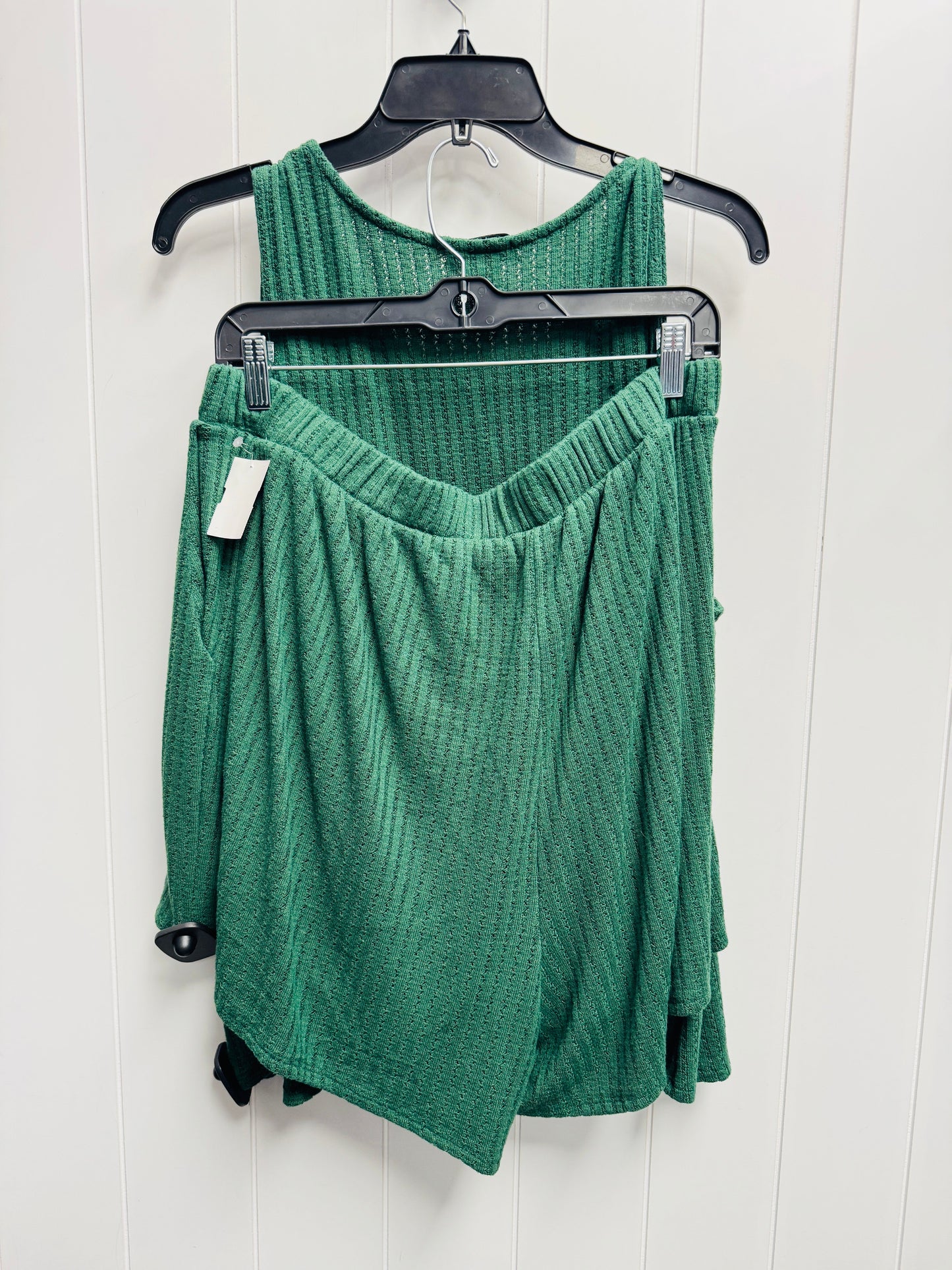 Shorts Set By Gilli In Green, Size: 1x