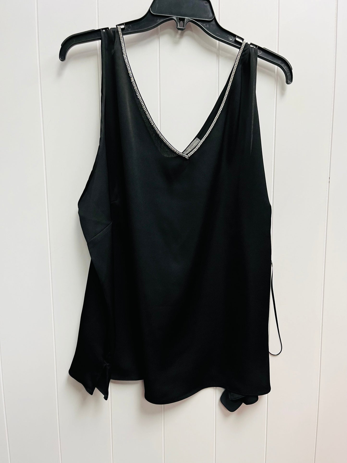 Top Sleeveless By Vince Camuto In Black, Size: 3x