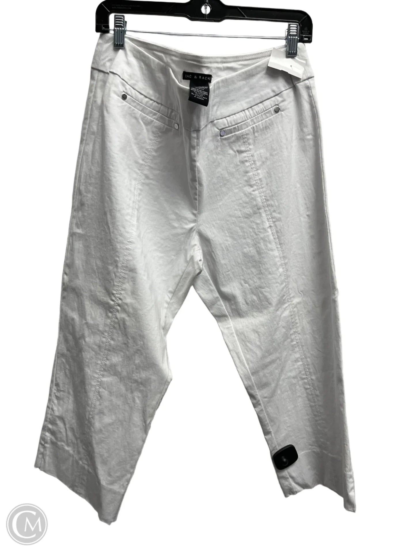 Capris By Zac And Rachel In White, Size: 16