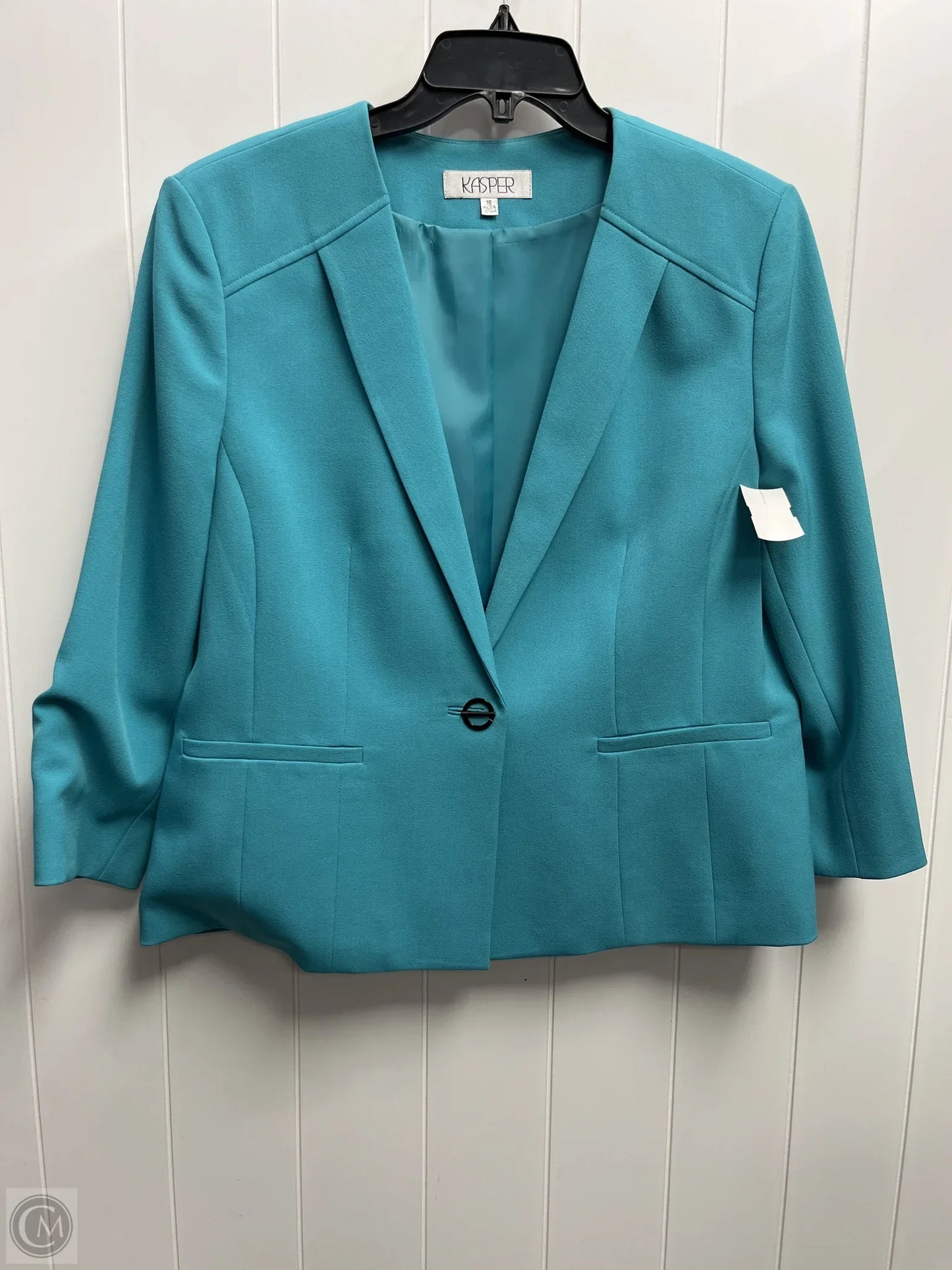 Blazer By Kasper In Green, Size: 16