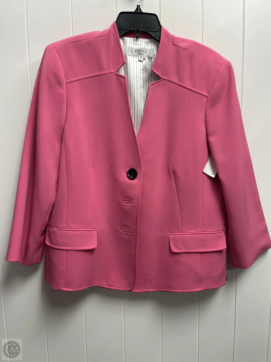 Blazer By Kasper In Pink, Size: 16