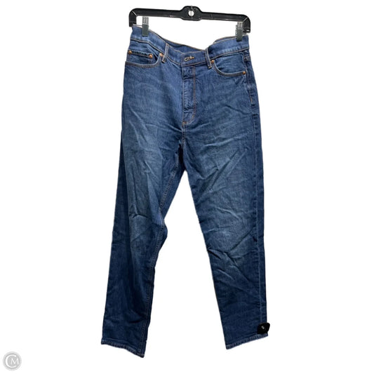 Jeans Straight By Loft In Blue Denim, Size: 6
