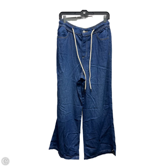 Jeans Wide Leg By Loft In Blue Denim, Size: 8