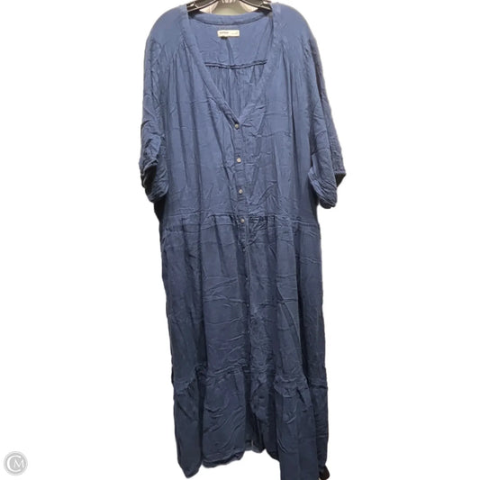 Dress Casual Maxi By Sonoma In Blue, Size: 3x