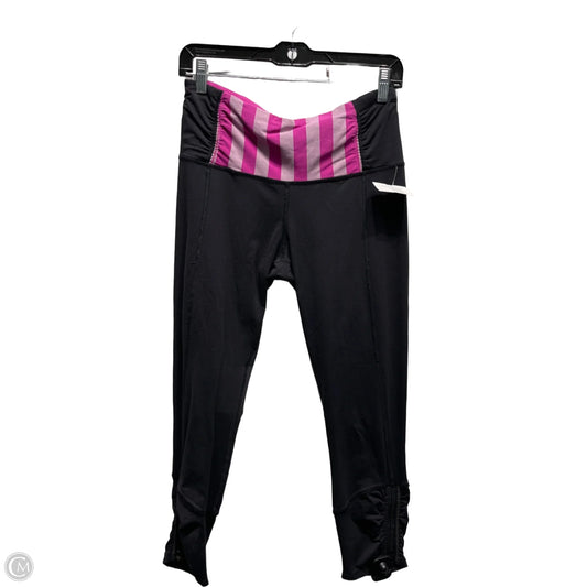 Athletic Leggings By Lululemon In Black & Purple, Size: 8