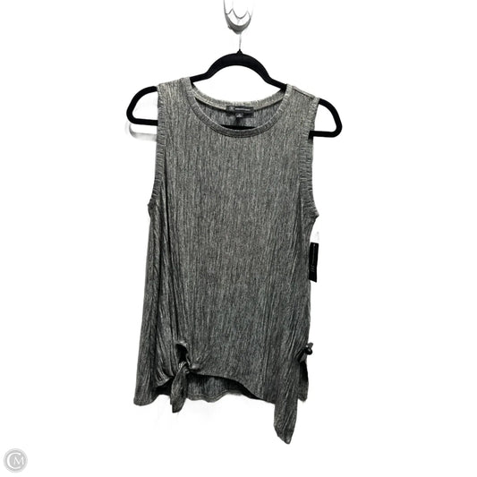 Top Sleeveless By Inc In Silver, Size: M
