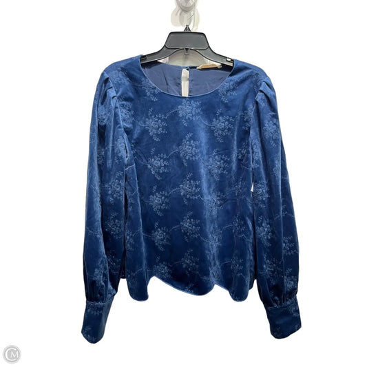 Top Long Sleeve By Soft Surroundings In Blue, Size: L