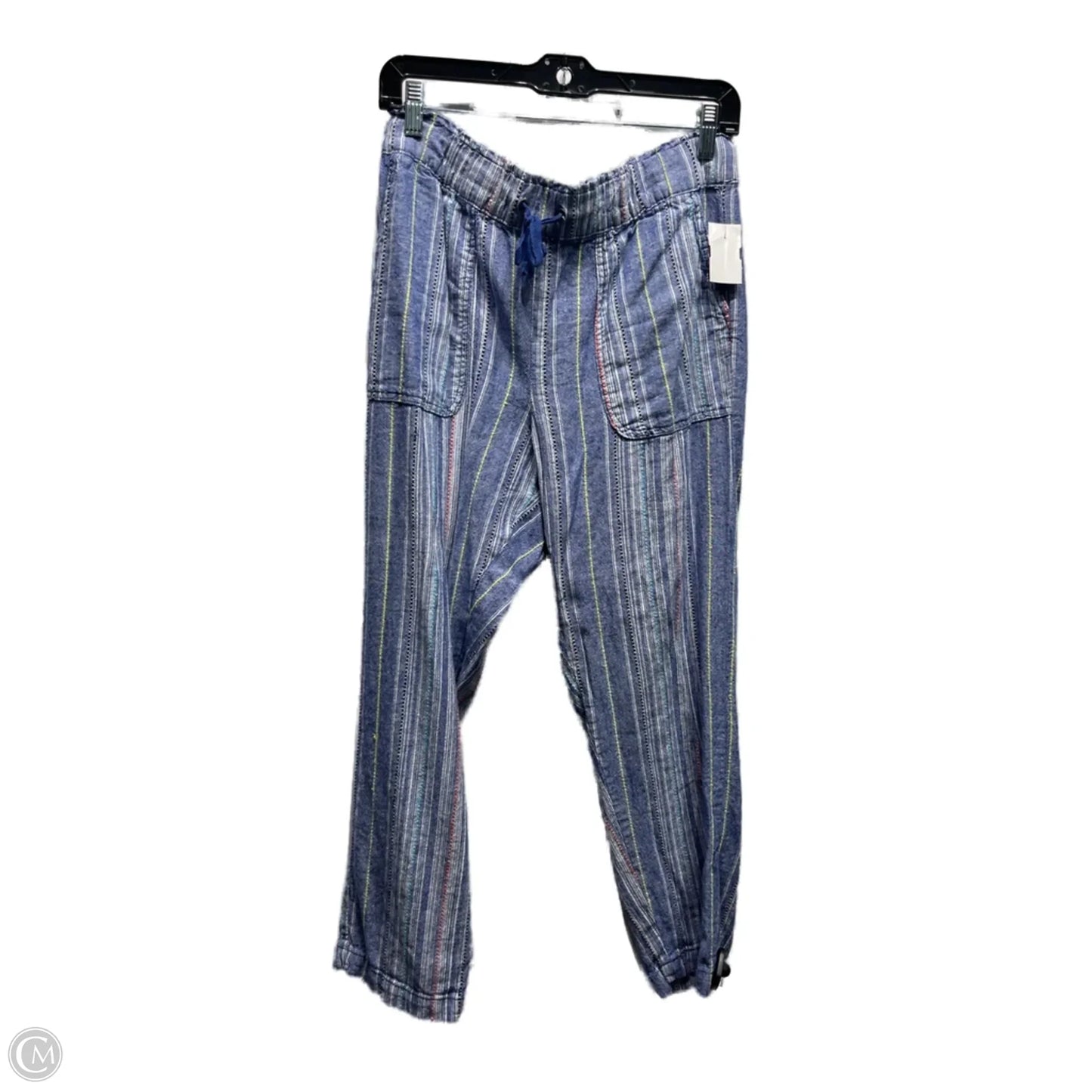 Pants Linen By Clothes Mentor In Blue, Size: M