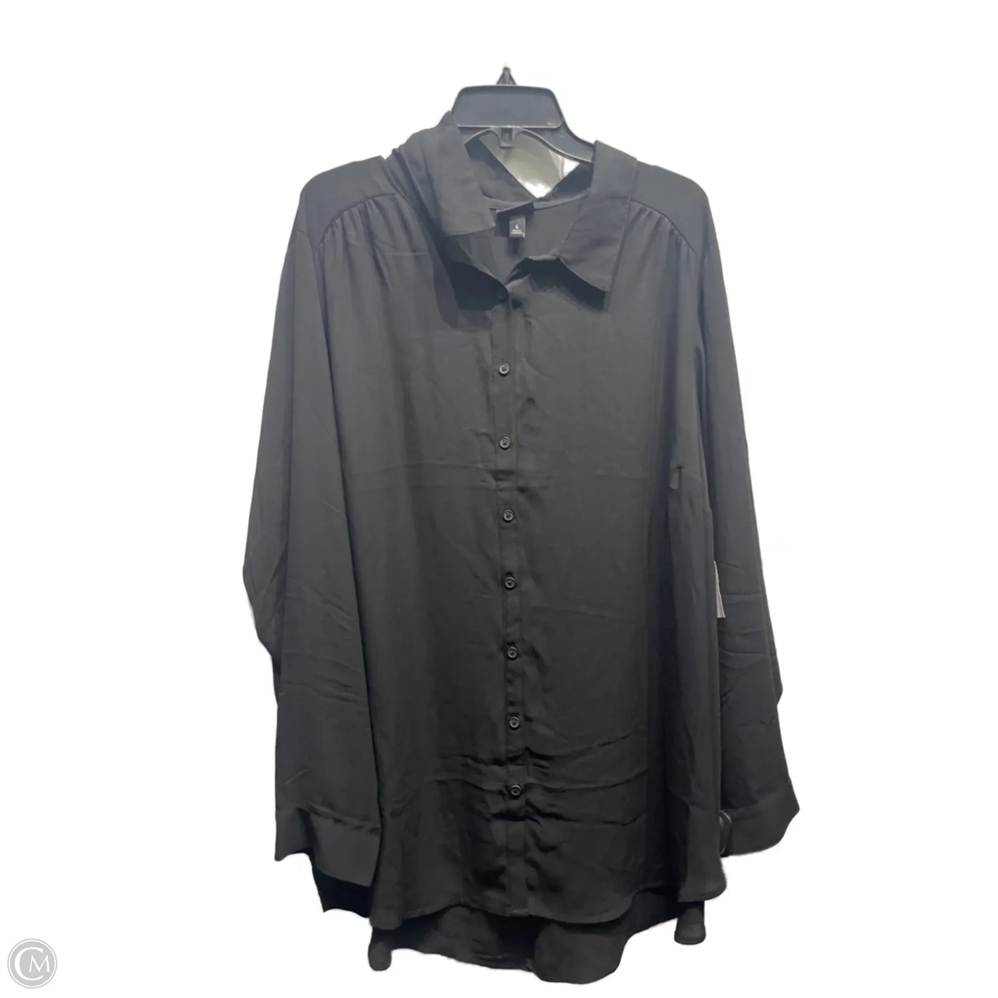 Top Long Sleeve By Torrid In Black, Size: 4x