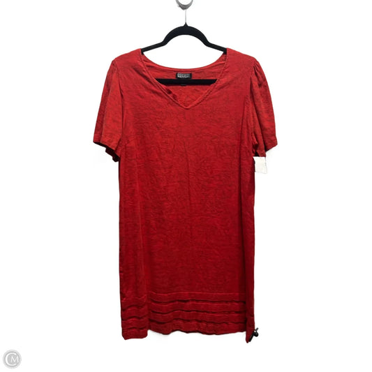 Dress Casual Short By Nicole By Nicole Miller In Red, Size: L