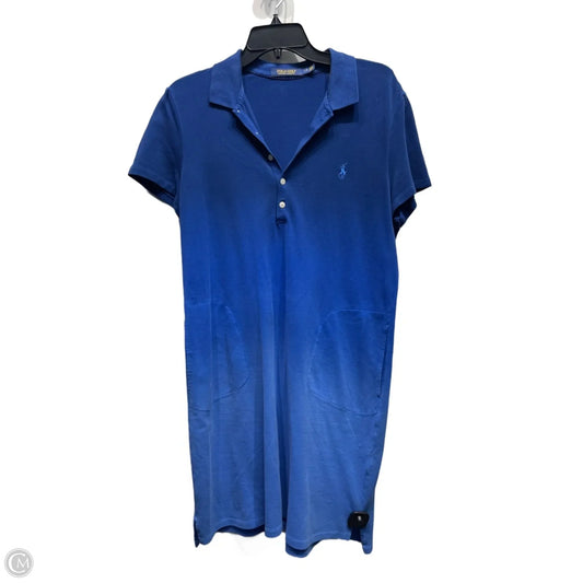 Dress Casual Short By Polo Ralph Lauren In Blue, Size: L
