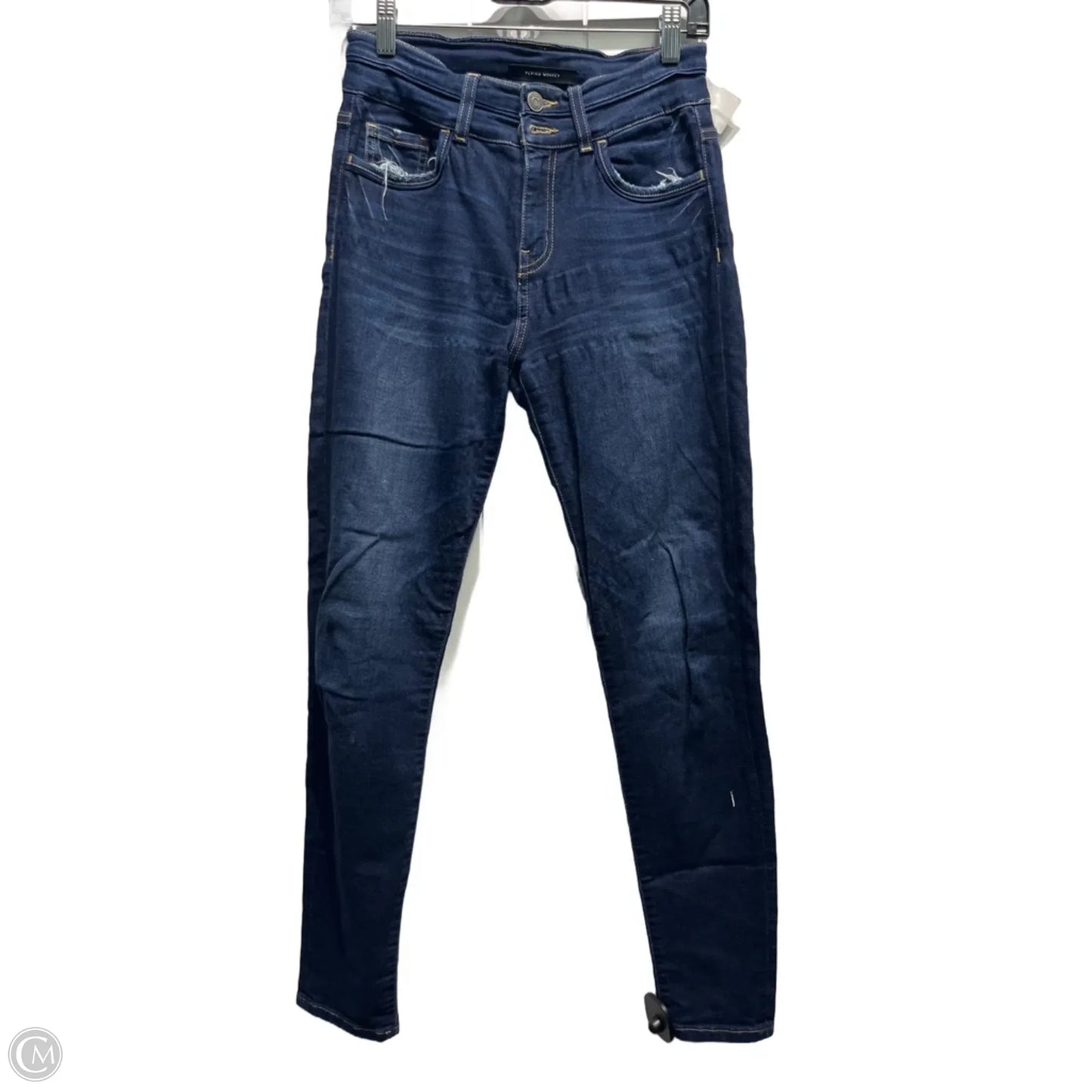 Jeans Skinny By Flying Monkey In Blue Denim, Size: 2