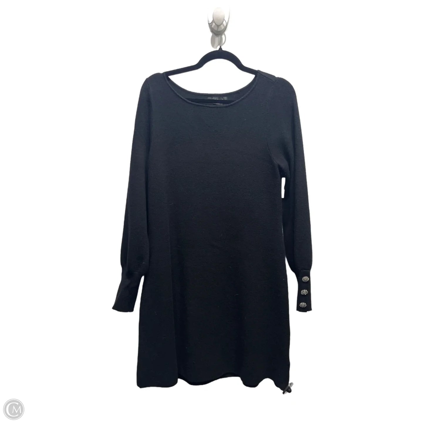 Dress Sweater By Tahari In Black, Size: L