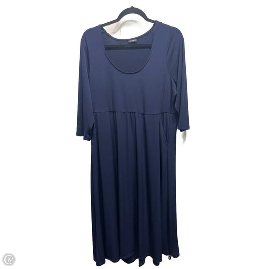 Dress Work By Torrid In Navy, Size: 1x