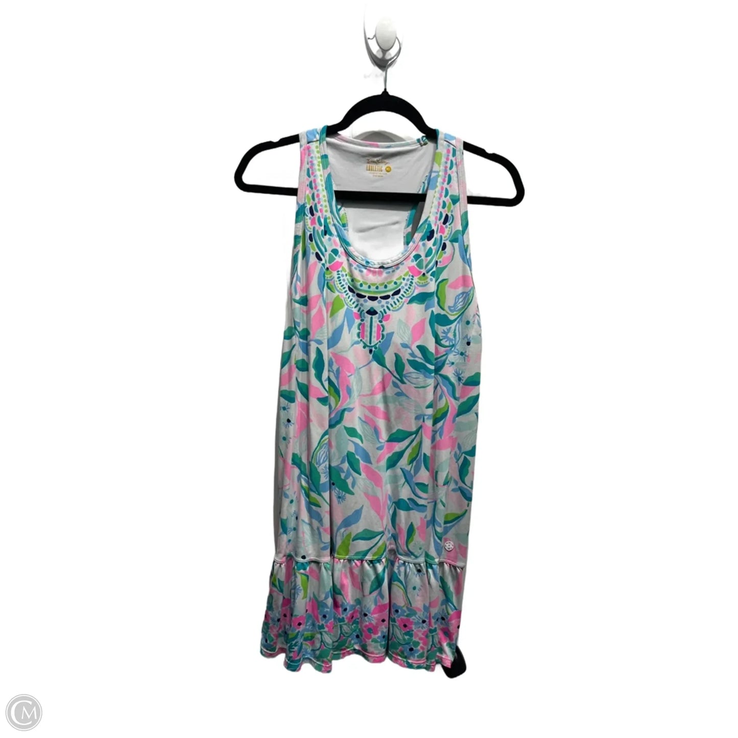 Dress Designer By Lilly Pulitzer In Blue & Pink, Size: Xl