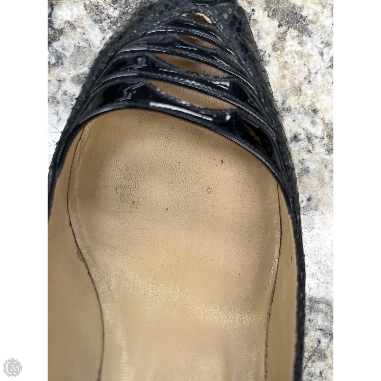 Shoes Luxury Designer By Jimmy Choo In Black, Size: 6.5