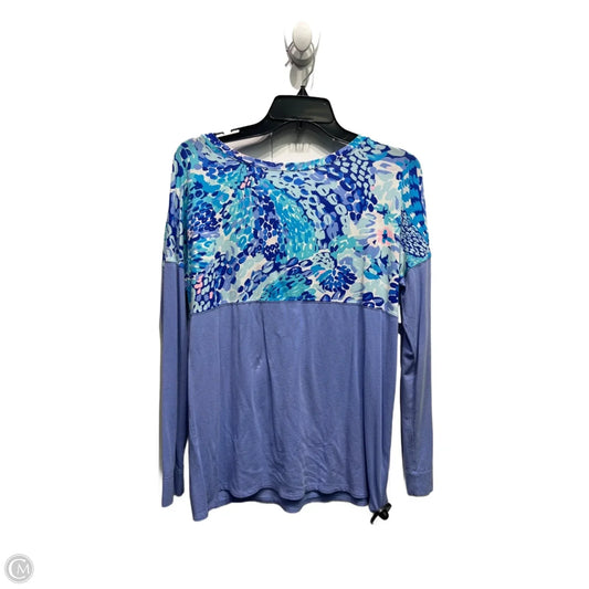 Top Long Sleeve Designer By Lilly Pulitzer In Purple, Size: S