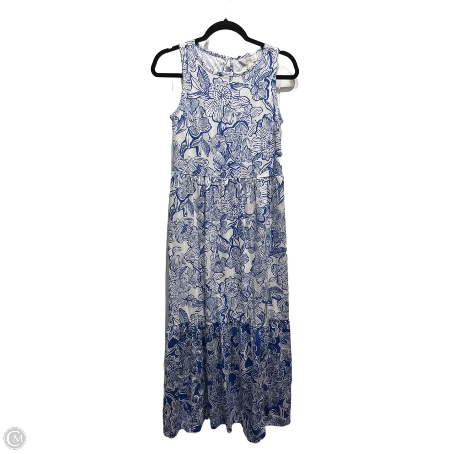 Dress Designer By Lilly Pulitzer In Blue & White, Size: Xxs