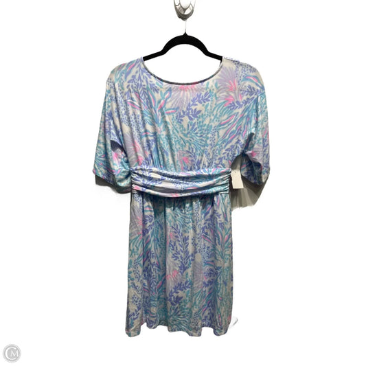 Romper Designer By Lilly Pulitzer In Blue & Pink, Size: Xs