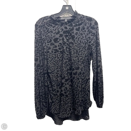 Top Long Sleeve By White House Black Market In Black, Size: S