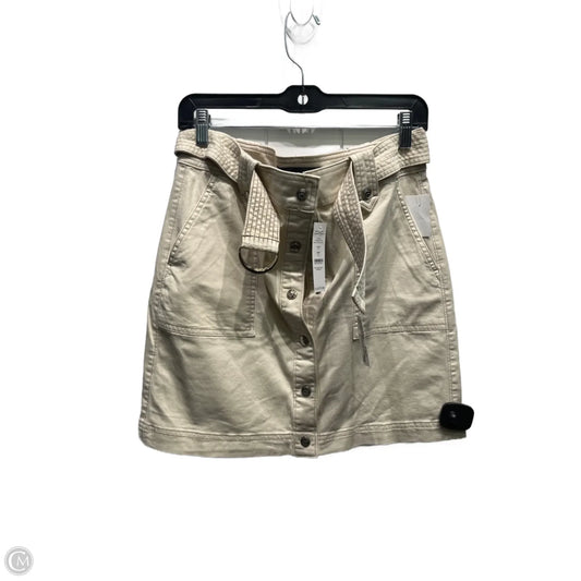 Skirt Mini & Short By White House Black Market In Cream, Size: 6