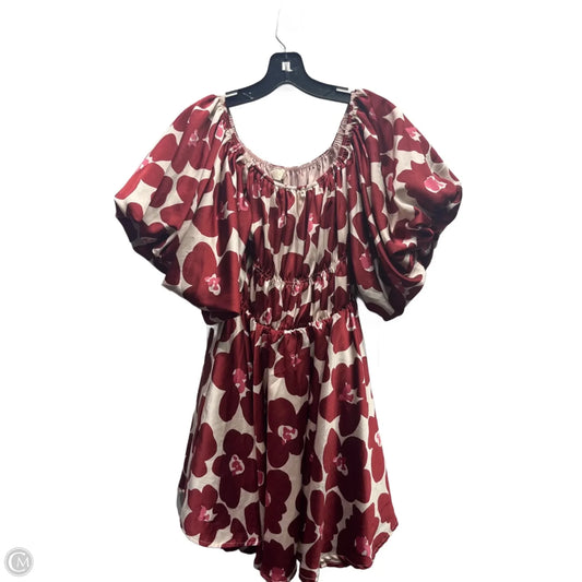 Dress Casual Short By Altard State In Pink & Red, Size: L