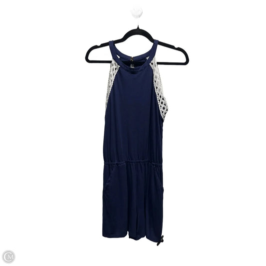 Romper Designer By Lilly Pulitzer In Navy, Size: S