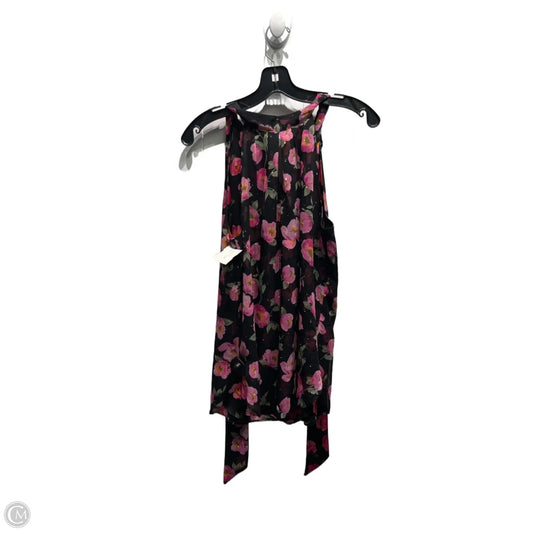 Blouse Sleeveless By White House Black Market In Black & Pink, Size: 8
